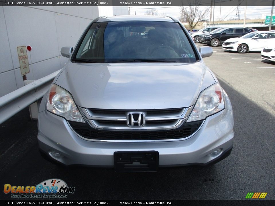 2011 Honda CR-V EX-L 4WD Alabaster Silver Metallic / Black Photo #8