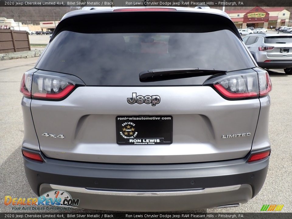 2020 Jeep Cherokee Limited 4x4 Billet Silver Metallic / Black Photo #4