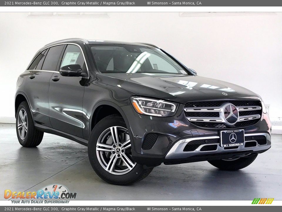 2021 Mercedes-Benz GLC 300 Graphite Gray Metallic / Magma Gray/Black Photo #12