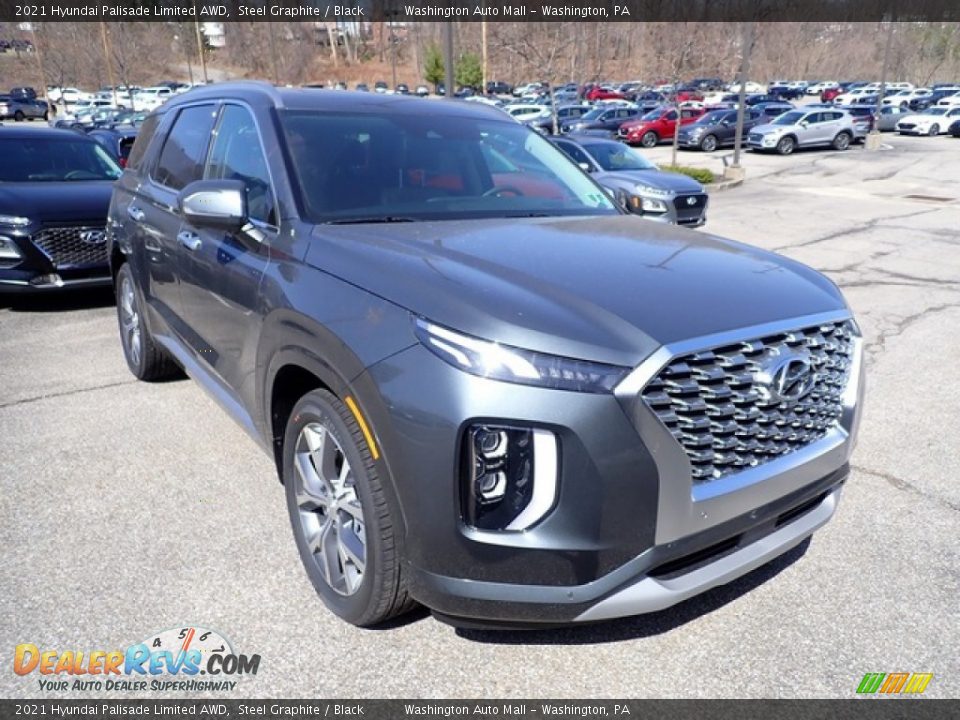 2021 Hyundai Palisade Limited AWD Steel Graphite / Black Photo #3