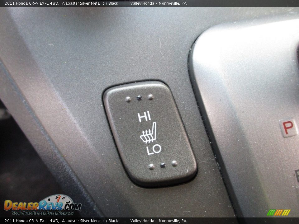 2011 Honda CR-V EX-L 4WD Alabaster Silver Metallic / Black Photo #17