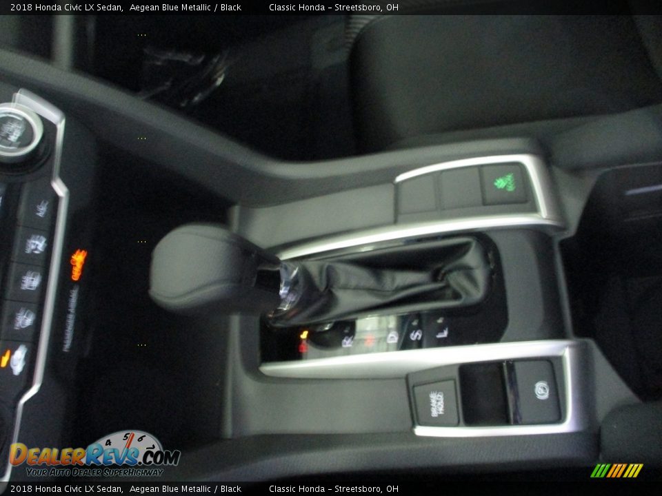 2018 Honda Civic LX Sedan Aegean Blue Metallic / Black Photo #32