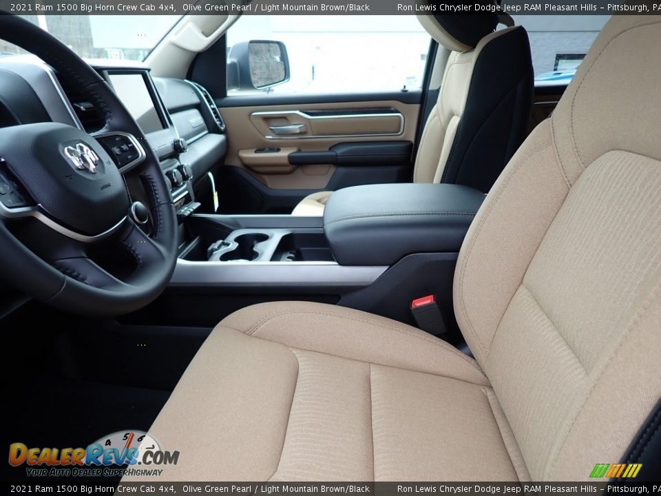 Front Seat of 2021 Ram 1500 Big Horn Crew Cab 4x4 Photo #10