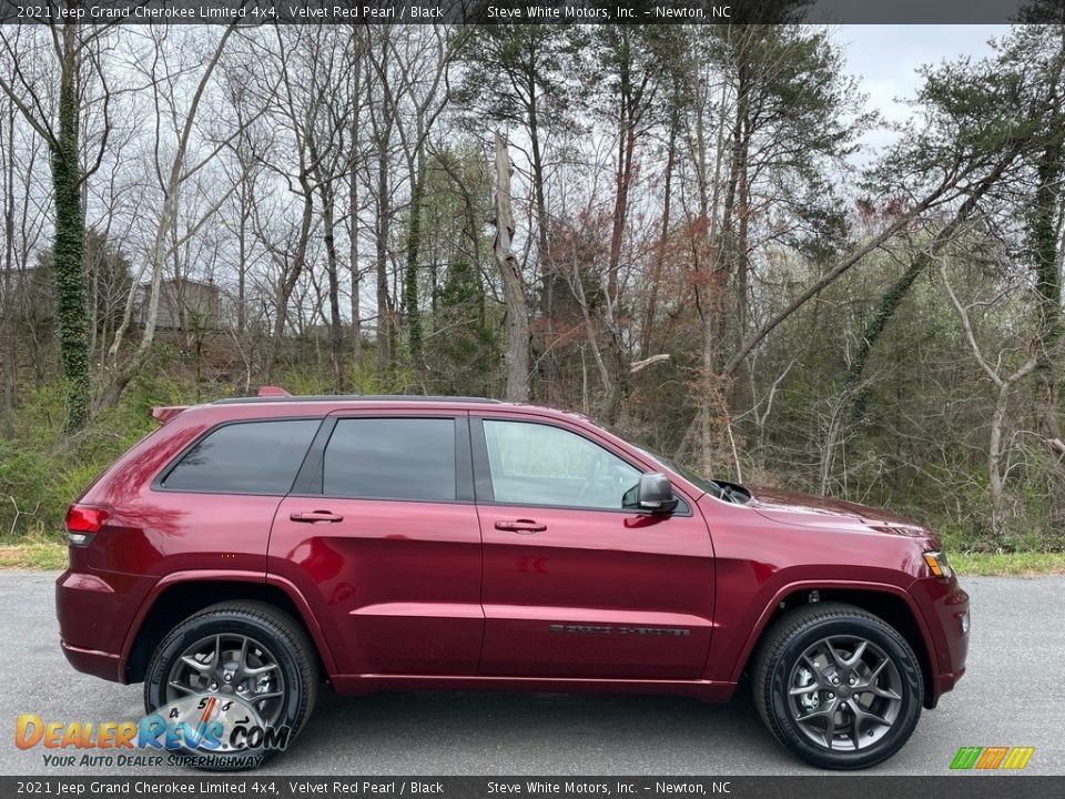 Velvet Red Pearl 2021 Jeep Grand Cherokee Limited 4x4 Photo #5