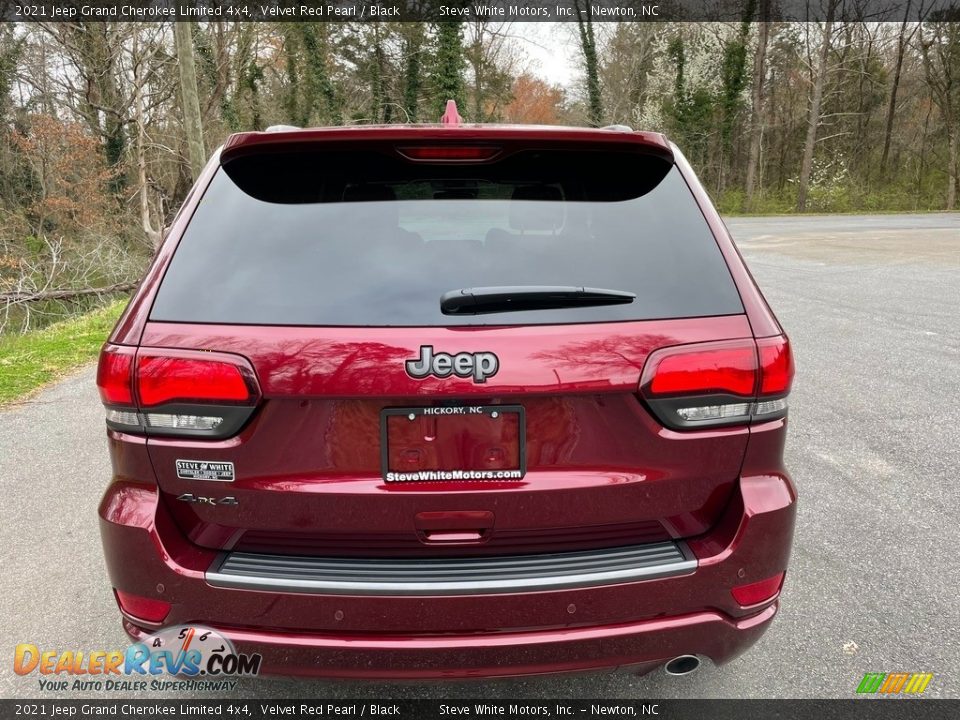 2021 Jeep Grand Cherokee Limited 4x4 Velvet Red Pearl / Black Photo #7