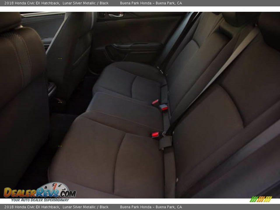 2018 Honda Civic EX Hatchback Lunar Silver Metallic / Black Photo #4