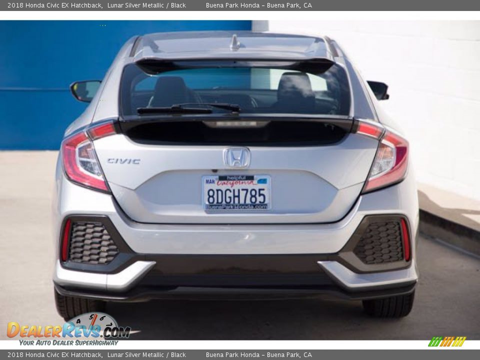 2018 Honda Civic EX Hatchback Lunar Silver Metallic / Black Photo #9