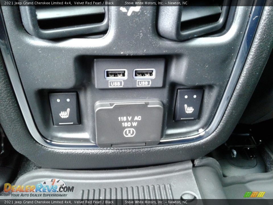2021 Jeep Grand Cherokee Limited 4x4 Velvet Red Pearl / Black Photo #14