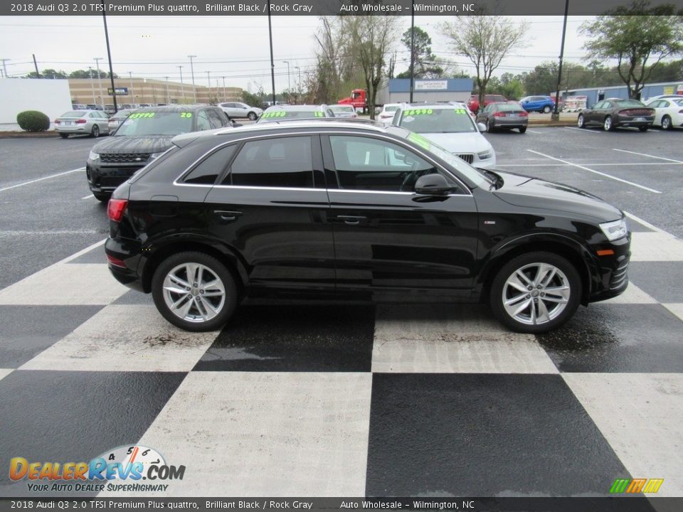 2018 Audi Q3 2.0 TFSI Premium Plus quattro Brilliant Black / Rock Gray Photo #3