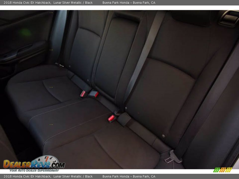 2018 Honda Civic EX Hatchback Lunar Silver Metallic / Black Photo #20