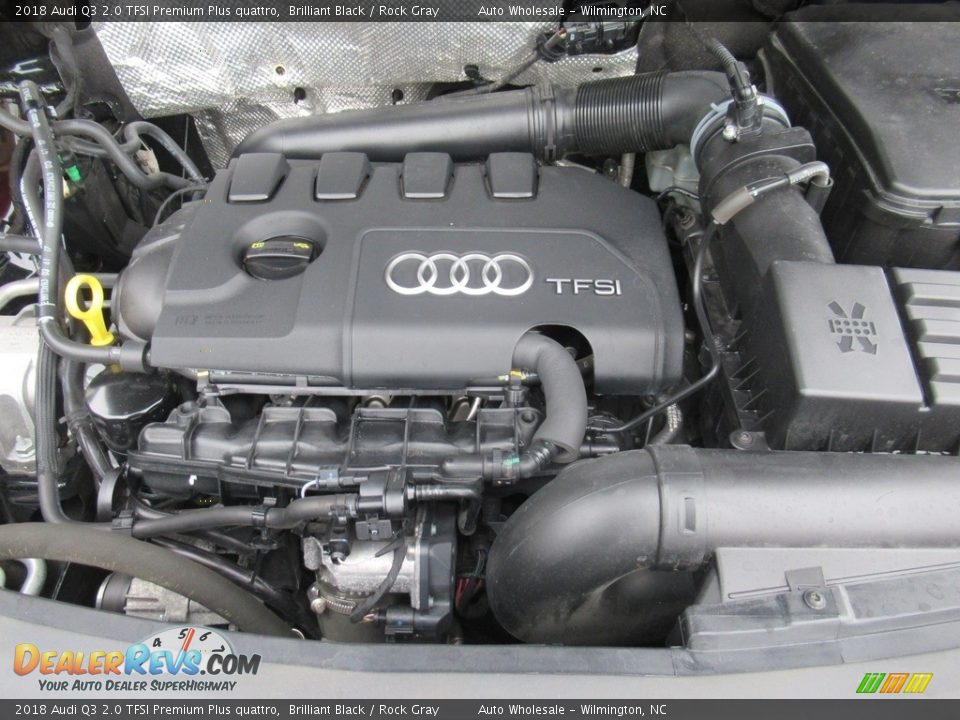 2018 Audi Q3 2.0 TFSI Premium Plus quattro Brilliant Black / Rock Gray Photo #6