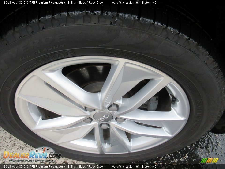 2018 Audi Q3 2.0 TFSI Premium Plus quattro Brilliant Black / Rock Gray Photo #7