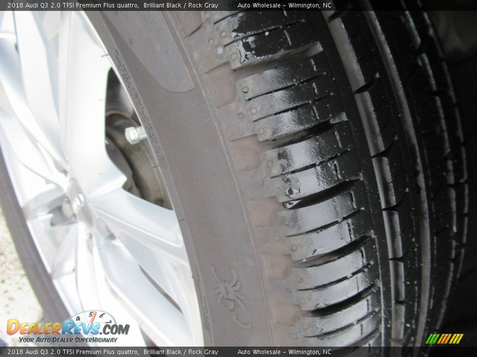 2018 Audi Q3 2.0 TFSI Premium Plus quattro Brilliant Black / Rock Gray Photo #8