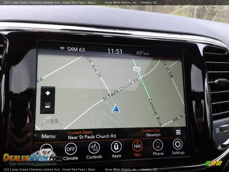 Navigation of 2021 Jeep Grand Cherokee Limited 4x4 Photo #26