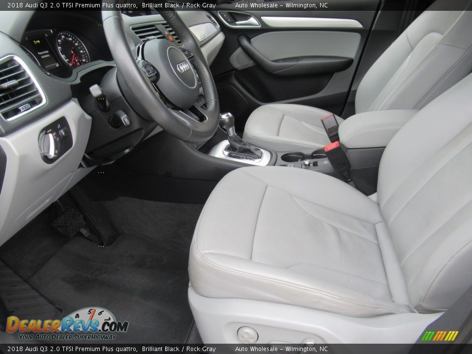 2018 Audi Q3 2.0 TFSI Premium Plus quattro Brilliant Black / Rock Gray Photo #10