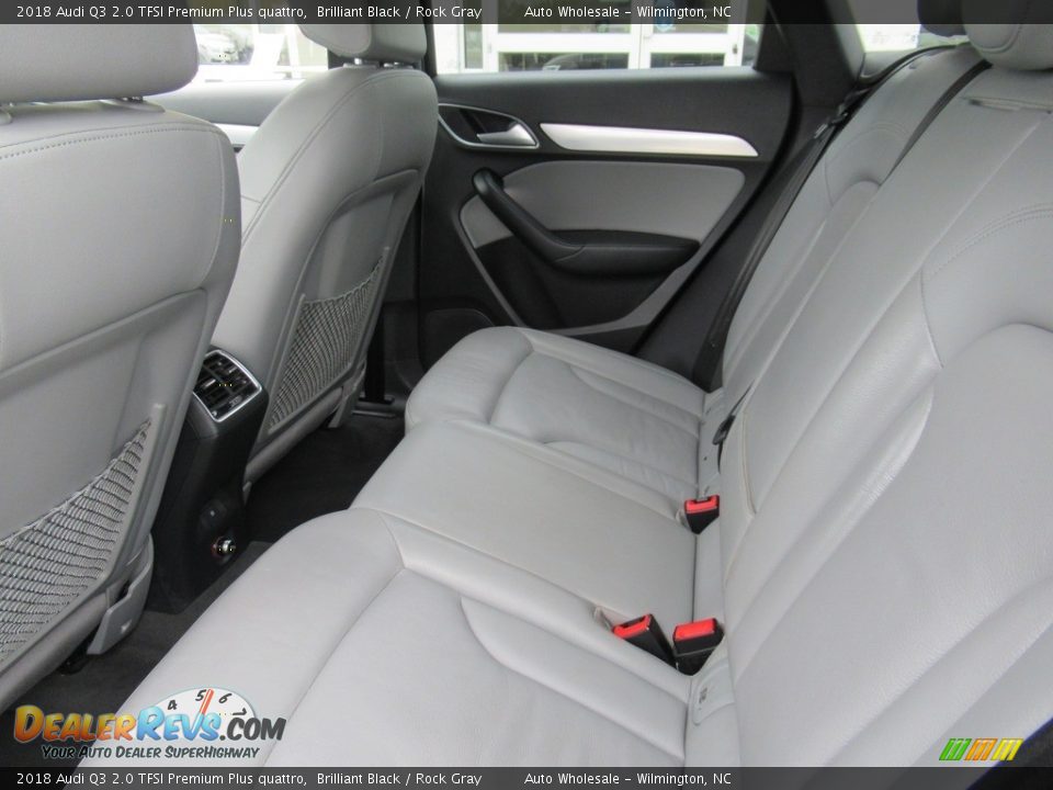 2018 Audi Q3 2.0 TFSI Premium Plus quattro Brilliant Black / Rock Gray Photo #12