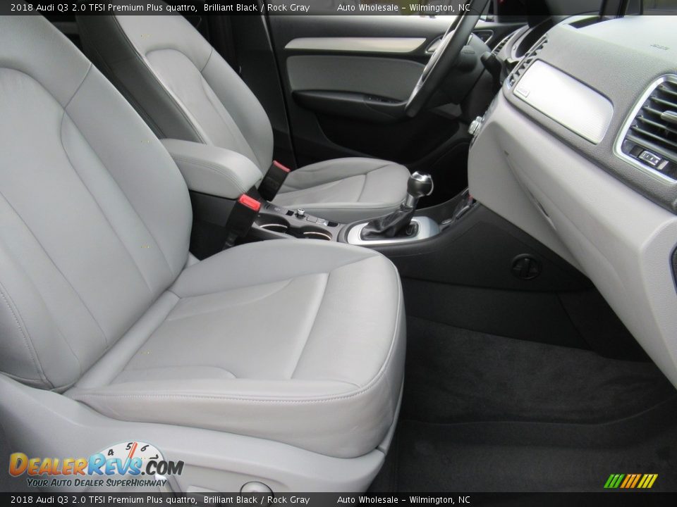 2018 Audi Q3 2.0 TFSI Premium Plus quattro Brilliant Black / Rock Gray Photo #13