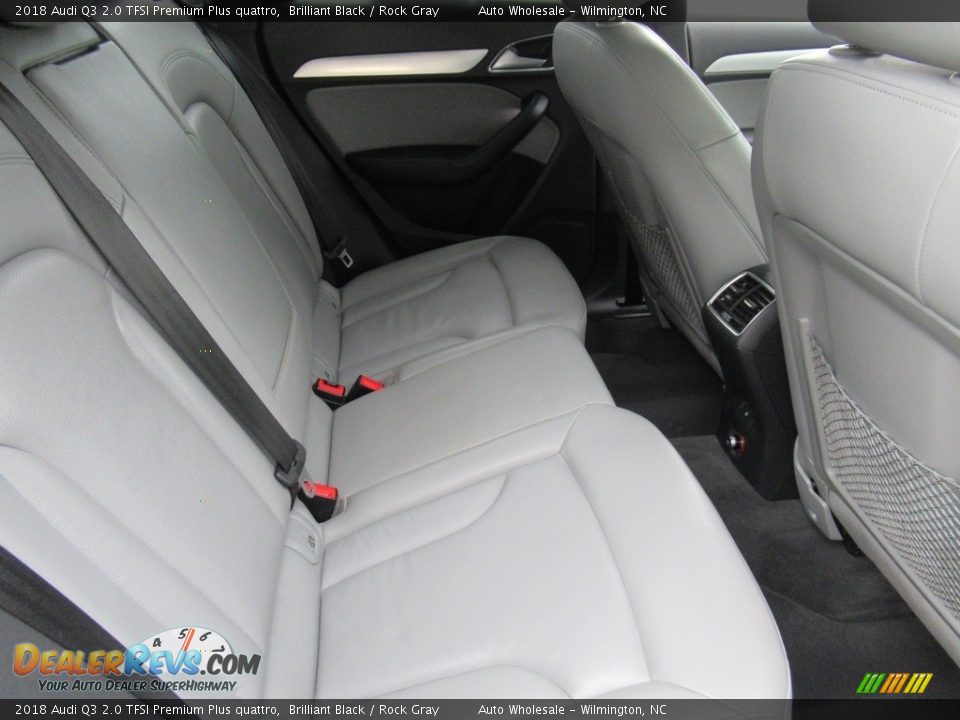2018 Audi Q3 2.0 TFSI Premium Plus quattro Brilliant Black / Rock Gray Photo #14