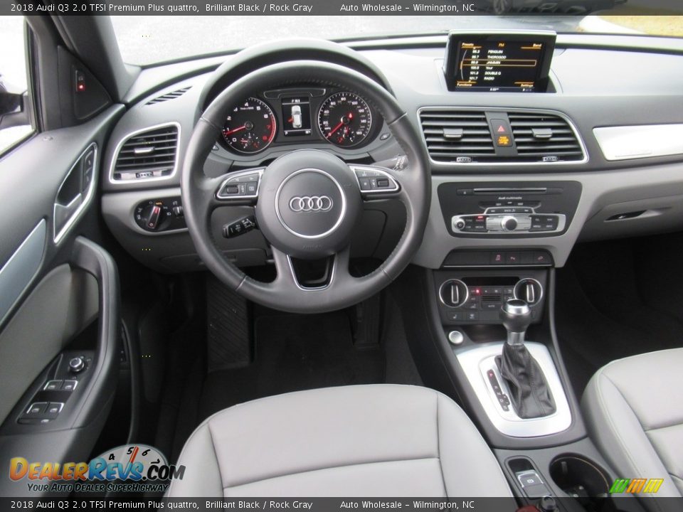 2018 Audi Q3 2.0 TFSI Premium Plus quattro Brilliant Black / Rock Gray Photo #15