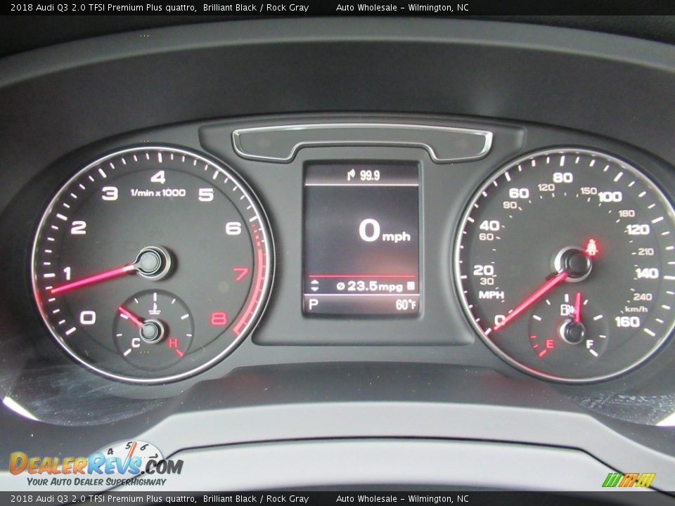 2018 Audi Q3 2.0 TFSI Premium Plus quattro Brilliant Black / Rock Gray Photo #16