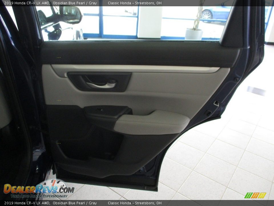 2019 Honda CR-V LX AWD Obsidian Blue Pearl / Gray Photo #19