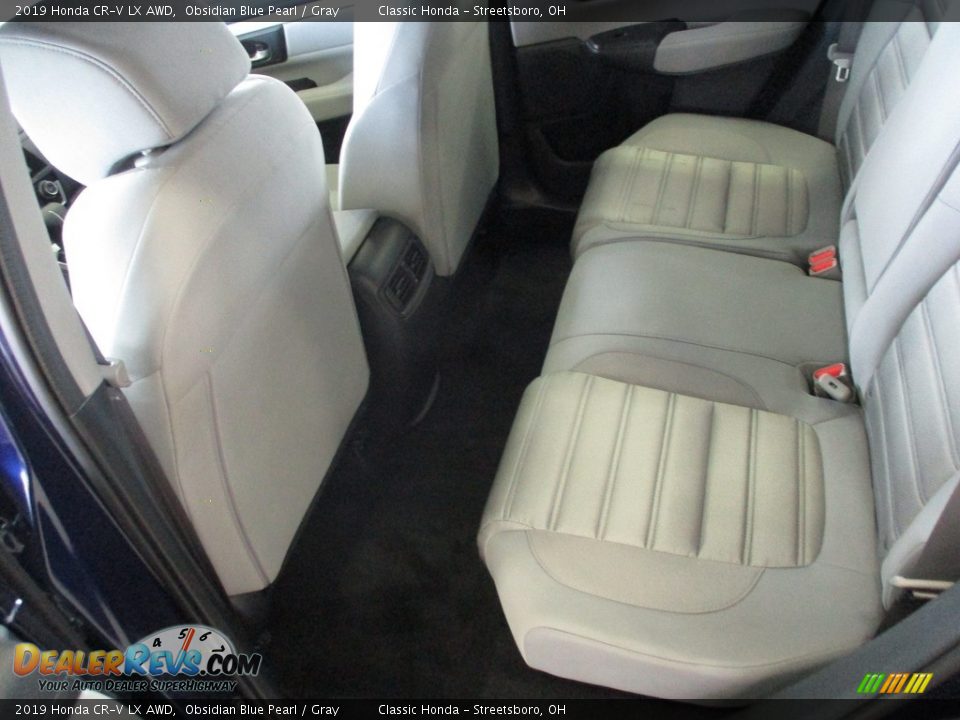 2019 Honda CR-V LX AWD Obsidian Blue Pearl / Gray Photo #24