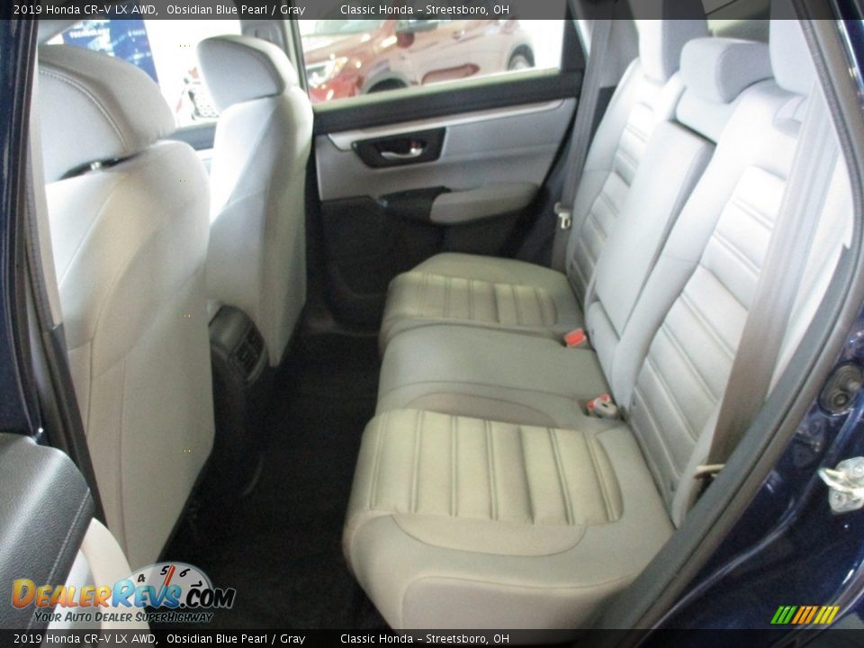 2019 Honda CR-V LX AWD Obsidian Blue Pearl / Gray Photo #25