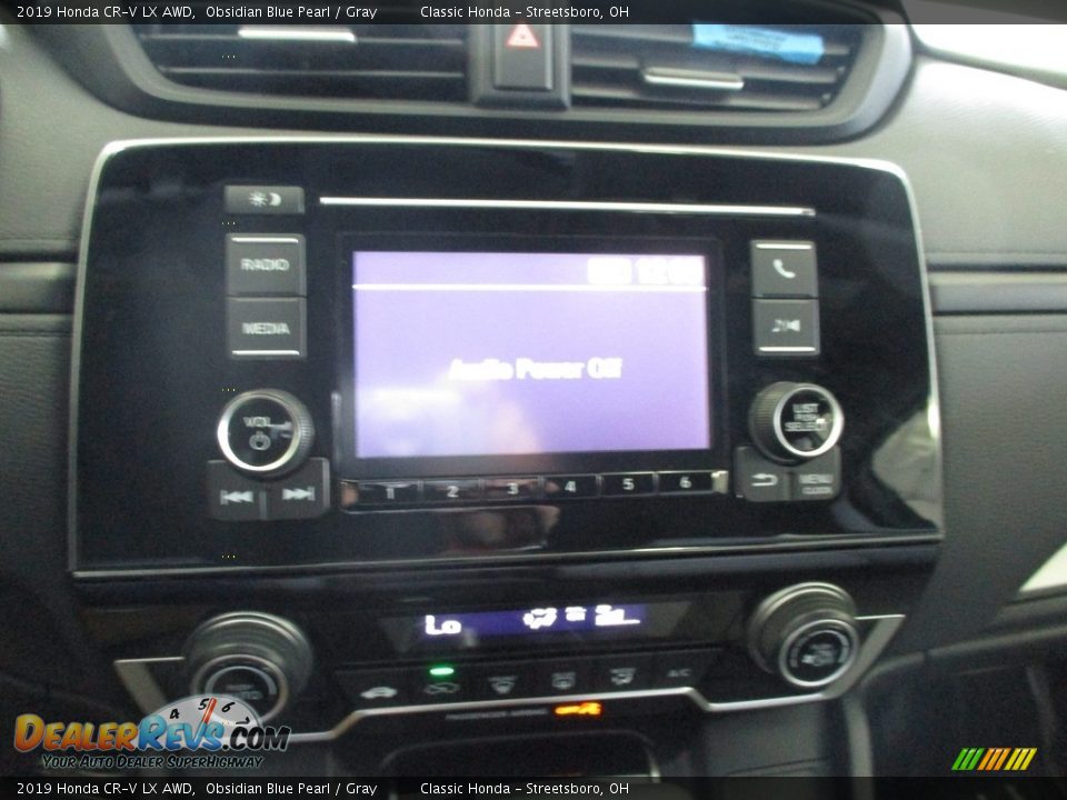 2019 Honda CR-V LX AWD Obsidian Blue Pearl / Gray Photo #32