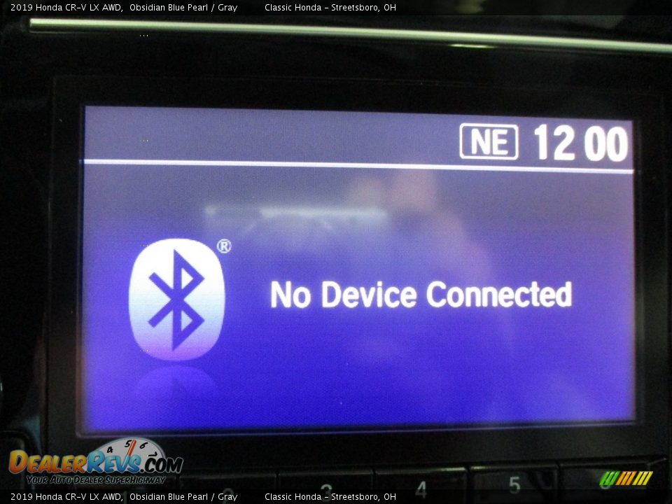 2019 Honda CR-V LX AWD Obsidian Blue Pearl / Gray Photo #33