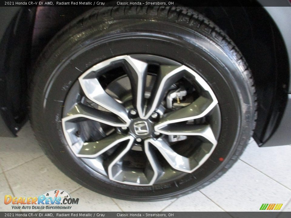 2021 Honda CR-V EX AWD Radiant Red Metallic / Gray Photo #5
