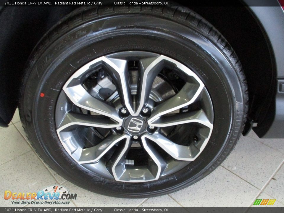 2021 Honda CR-V EX AWD Radiant Red Metallic / Gray Photo #6