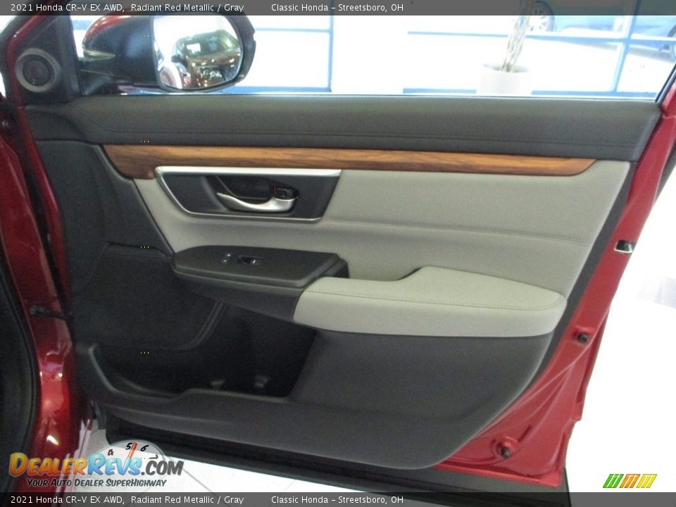 2021 Honda CR-V EX AWD Radiant Red Metallic / Gray Photo #14