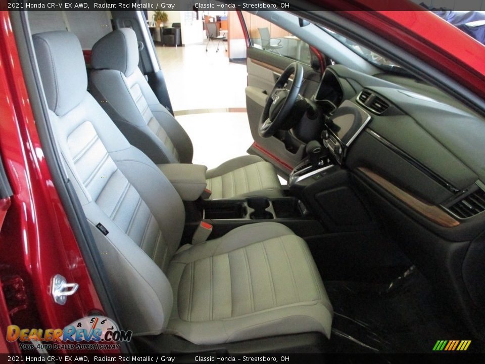 2021 Honda CR-V EX AWD Radiant Red Metallic / Gray Photo #16