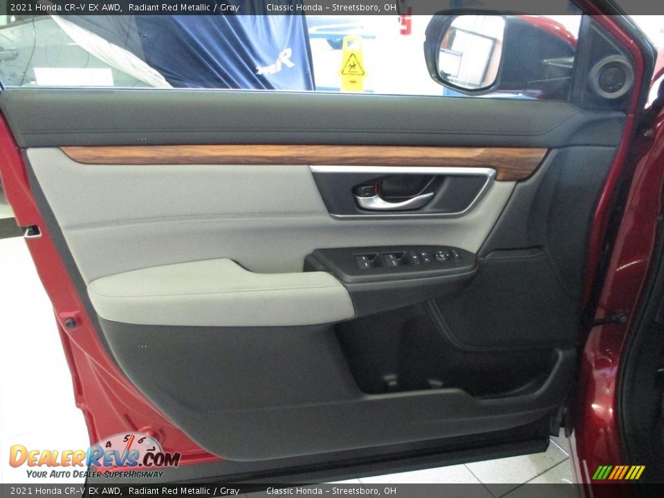 2021 Honda CR-V EX AWD Radiant Red Metallic / Gray Photo #27