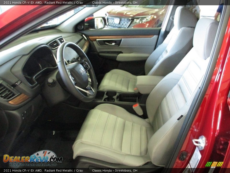 2021 Honda CR-V EX AWD Radiant Red Metallic / Gray Photo #29