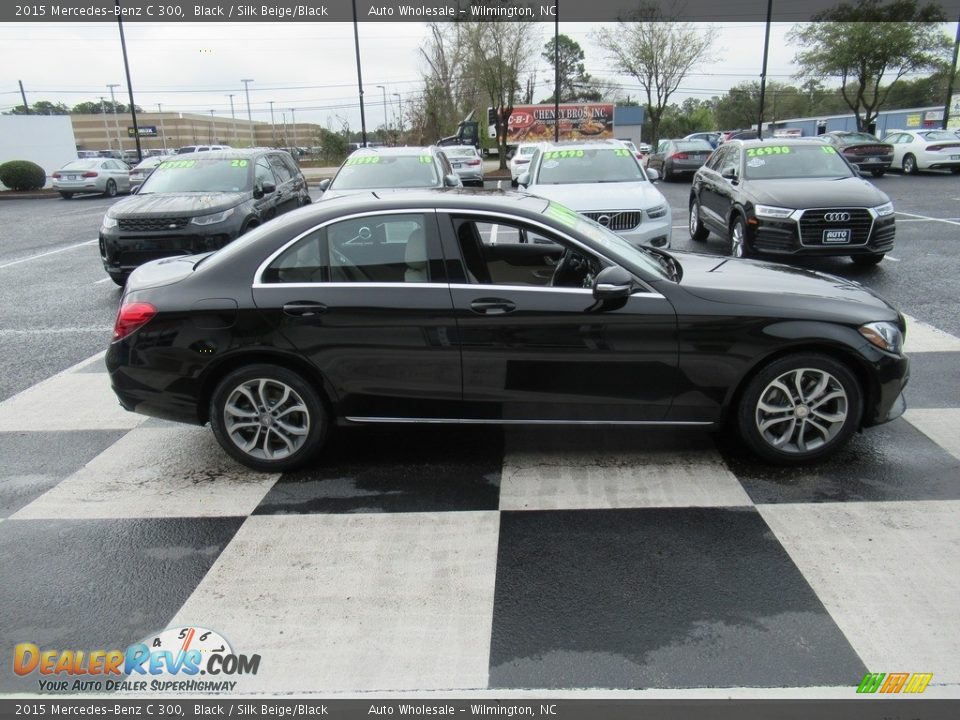 2015 Mercedes-Benz C 300 Black / Silk Beige/Black Photo #3