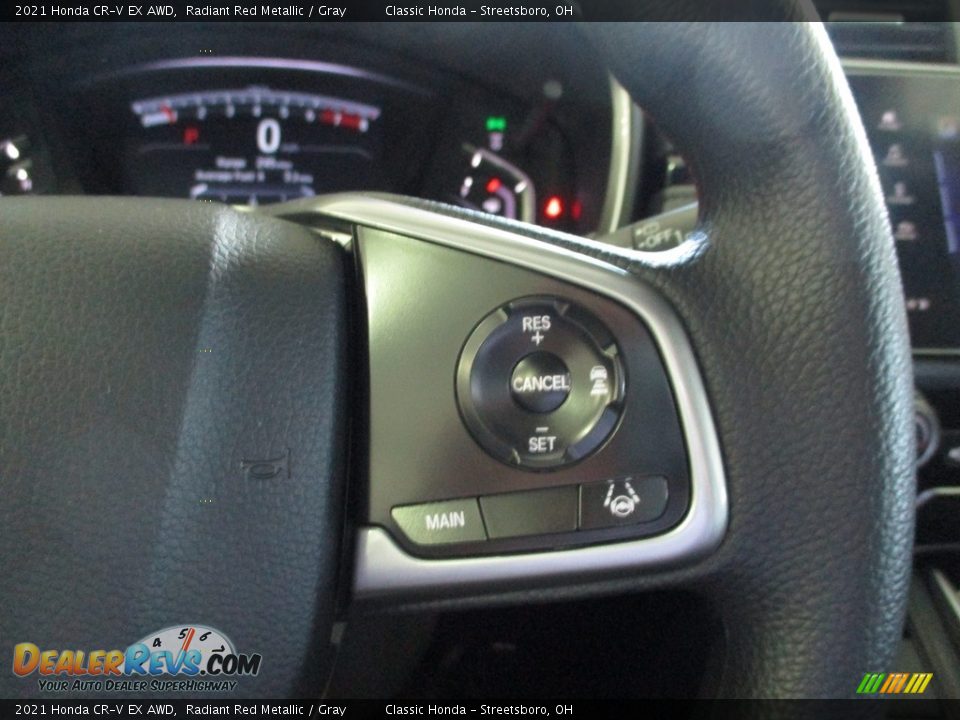 2021 Honda CR-V EX AWD Radiant Red Metallic / Gray Photo #33