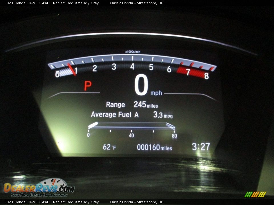 2021 Honda CR-V EX AWD Radiant Red Metallic / Gray Photo #34