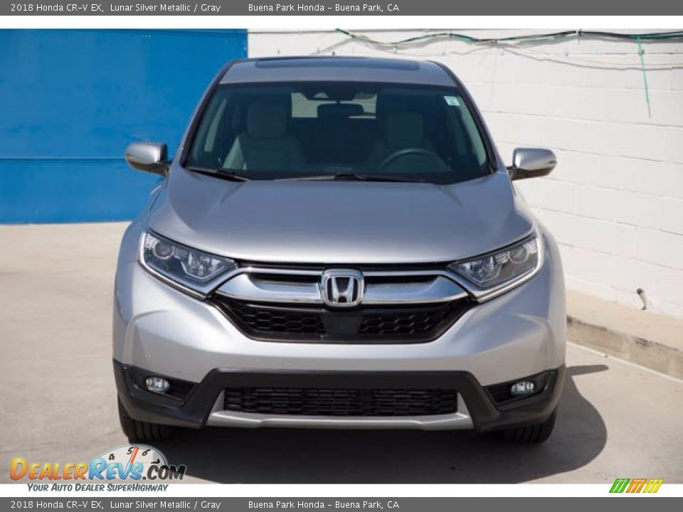 2018 Honda CR-V EX Lunar Silver Metallic / Gray Photo #7