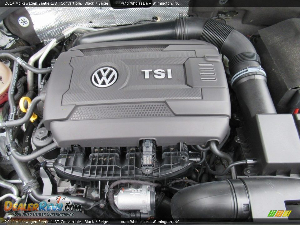 2014 Volkswagen Beetle 1.8T Convertible Black / Beige Photo #6