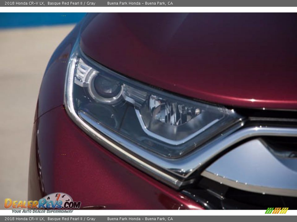 2018 Honda CR-V LX Basque Red Pearl II / Gray Photo #8