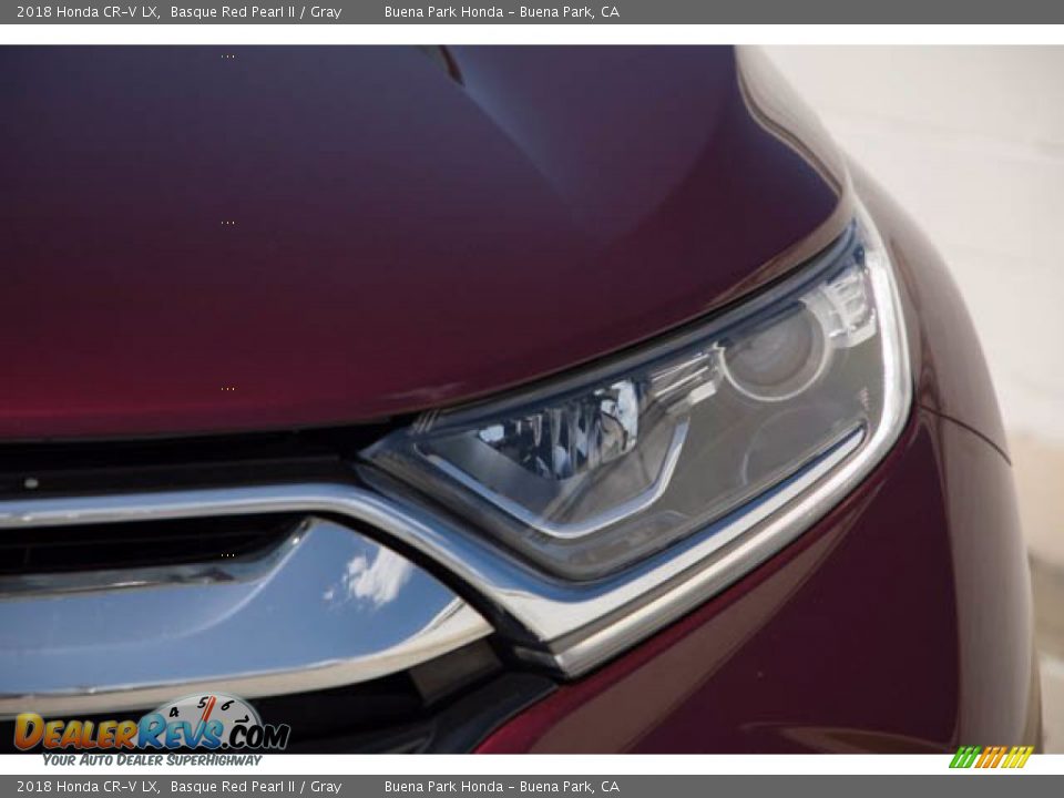 2018 Honda CR-V LX Basque Red Pearl II / Gray Photo #9