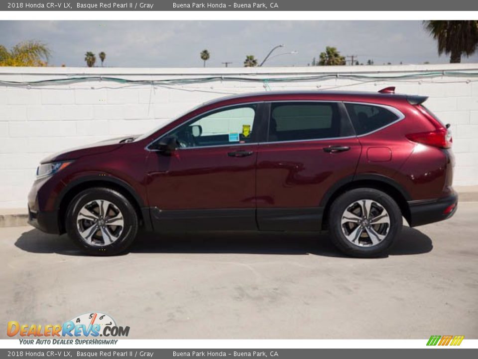 2018 Honda CR-V LX Basque Red Pearl II / Gray Photo #10