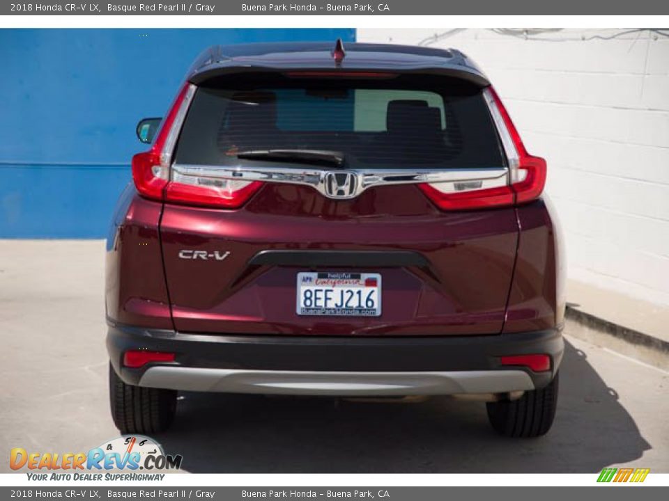 2018 Honda CR-V LX Basque Red Pearl II / Gray Photo #11