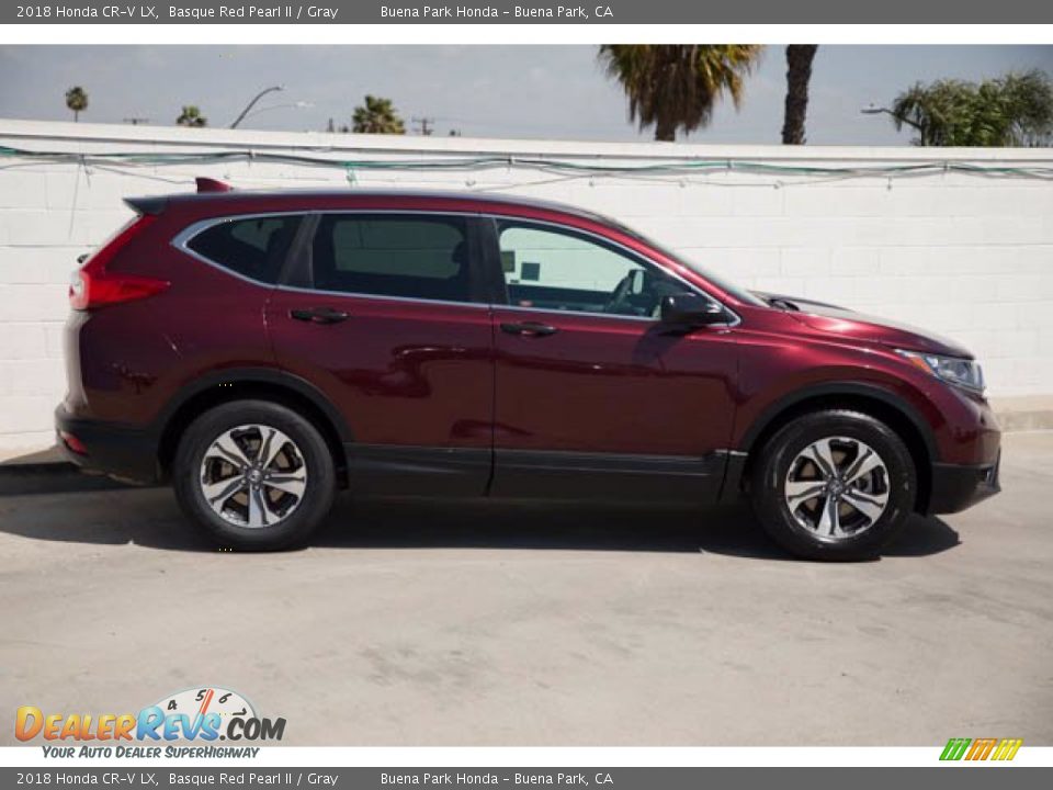 2018 Honda CR-V LX Basque Red Pearl II / Gray Photo #12