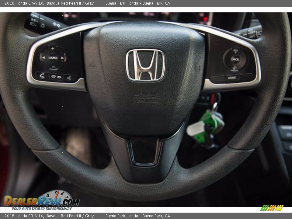 2018 Honda CR-V LX Basque Red Pearl II / Gray Photo #13