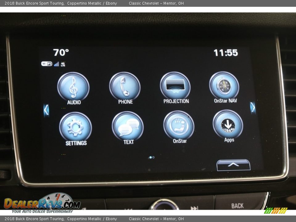 2018 Buick Encore Sport Touring Coppertino Metallic / Ebony Photo #10