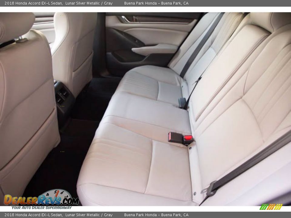2018 Honda Accord EX-L Sedan Lunar Silver Metallic / Gray Photo #4