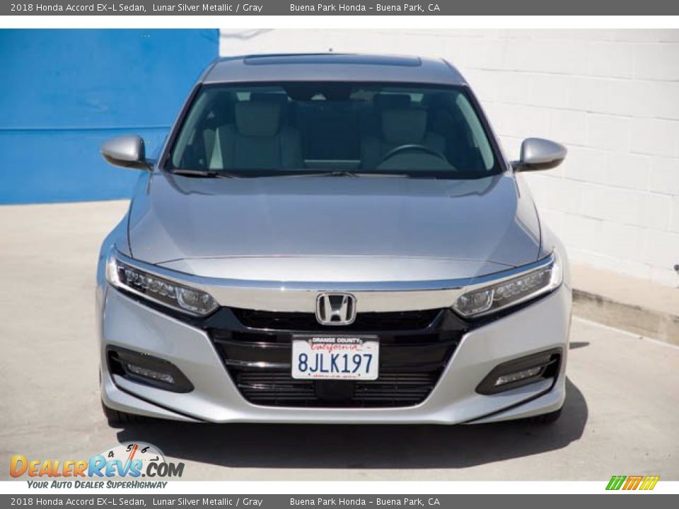 2018 Honda Accord EX-L Sedan Lunar Silver Metallic / Gray Photo #7
