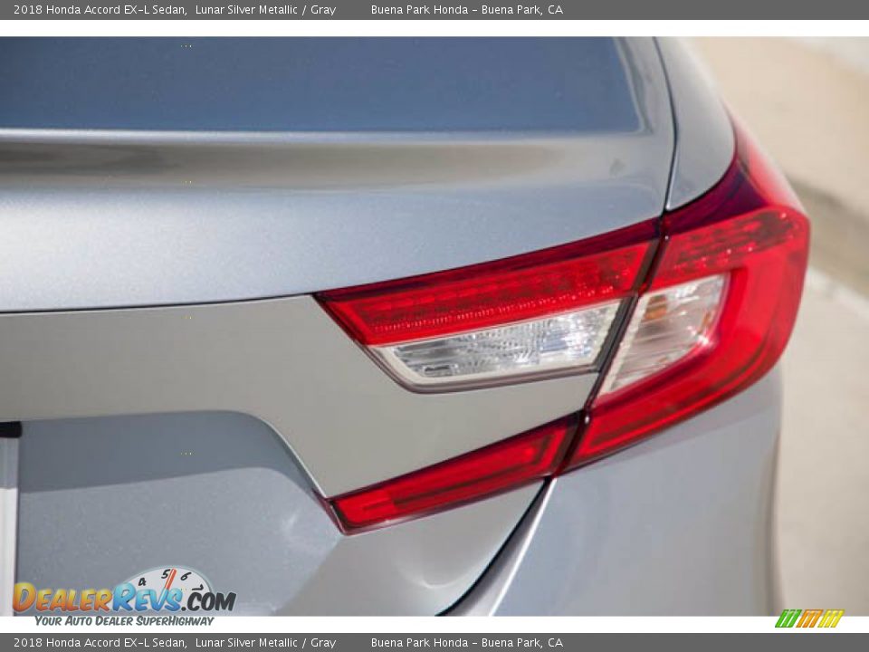2018 Honda Accord EX-L Sedan Lunar Silver Metallic / Gray Photo #11